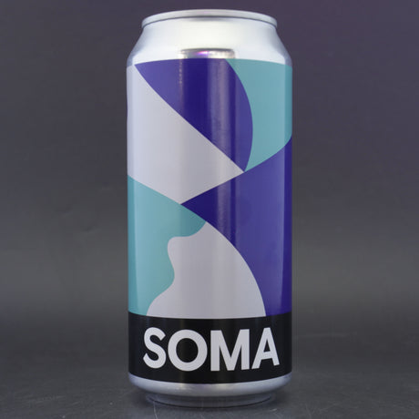 This is a can of SOMA - Sus - 8% (440ml). It is a Double IPA craft beer available to buy from Ghost Whale, voted London's best craft beer shop.