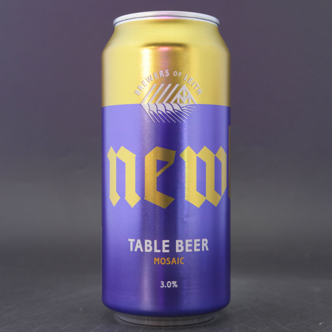 This is a can of Newbarns - Table Beer Mosaic - 3% (440ml). It is a Pale Ale craft beer available to buy from Ghost Whale, voted London's best craft beer shop.