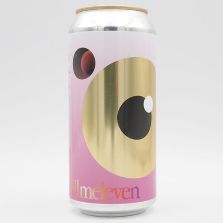 This is a can of Elmeleven - PULP: Orbits - 5% (440ml). It is a Sour craft beer available to buy from Ghost Whale, voted London's best craft beer shop.