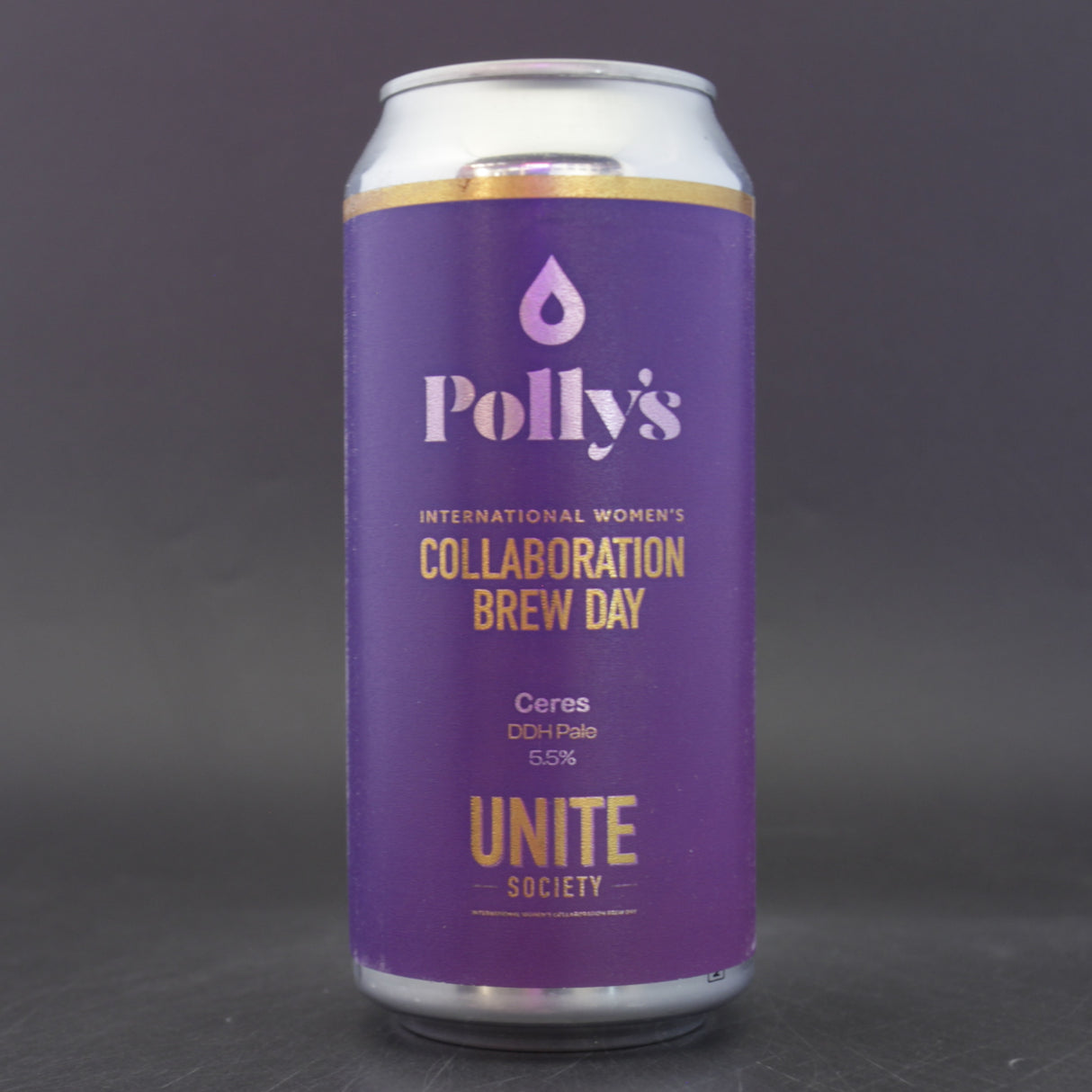 This is a can of Polly's Brew Co - Ceres - 5.5% (440ml). It is a Pale Ale craft beer available to buy from Ghost Whale, voted London's best craft beer shop.