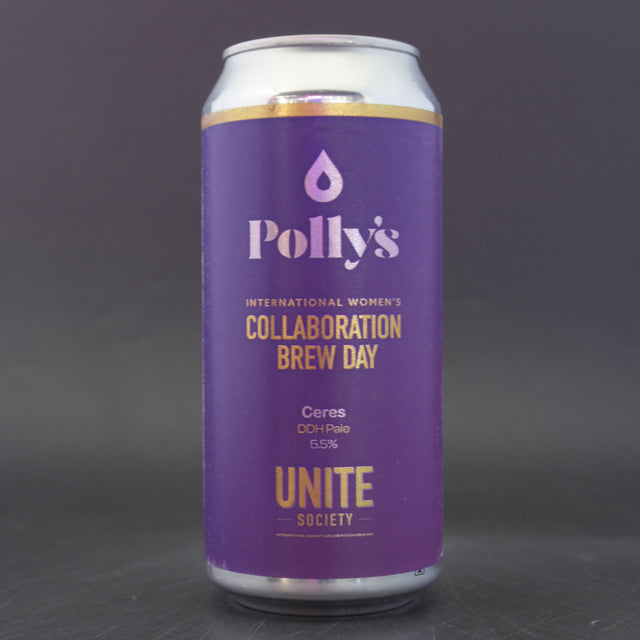 This is a can of Polly's Brew Co - Ceres - 5.5% (440ml). It is a Pale Ale craft beer available to buy from Ghost Whale, voted London's best craft beer shop.