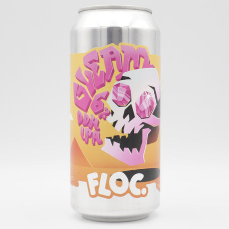 This is a can of Floc - Gleam - 6% (440ml). It is a IPA craft beer available to buy from Ghost Whale, voted London's best craft beer shop.