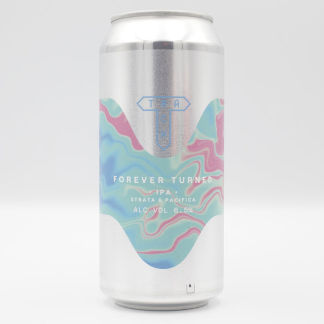 This is a can of Track - Forever Turned - 6.5% (440ml). It is a IPA craft beer available to buy from Ghost Whale, voted London's best craft beer shop.