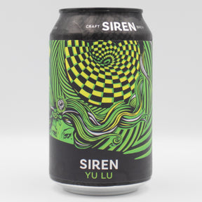 This is a can of Siren - Yu Lu - 3.6% (330ml). It is a Pale Ale craft beer available to buy from Ghost Whale, voted London's best craft beer shop.
