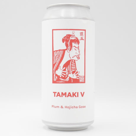 This is a can of Pomona Island - Tamaki V - 5% (440ml). It is a Gose craft beer available to buy from Ghost Whale, voted London's best craft beer shop.