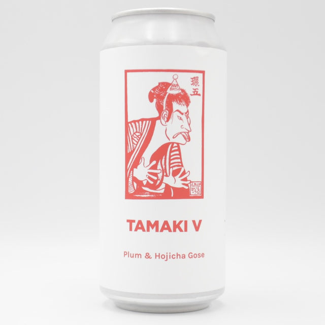 This is a can of Pomona Island - Tamaki V - 5% (440ml). It is a Gose craft beer available to buy from Ghost Whale, voted London's best craft beer shop.