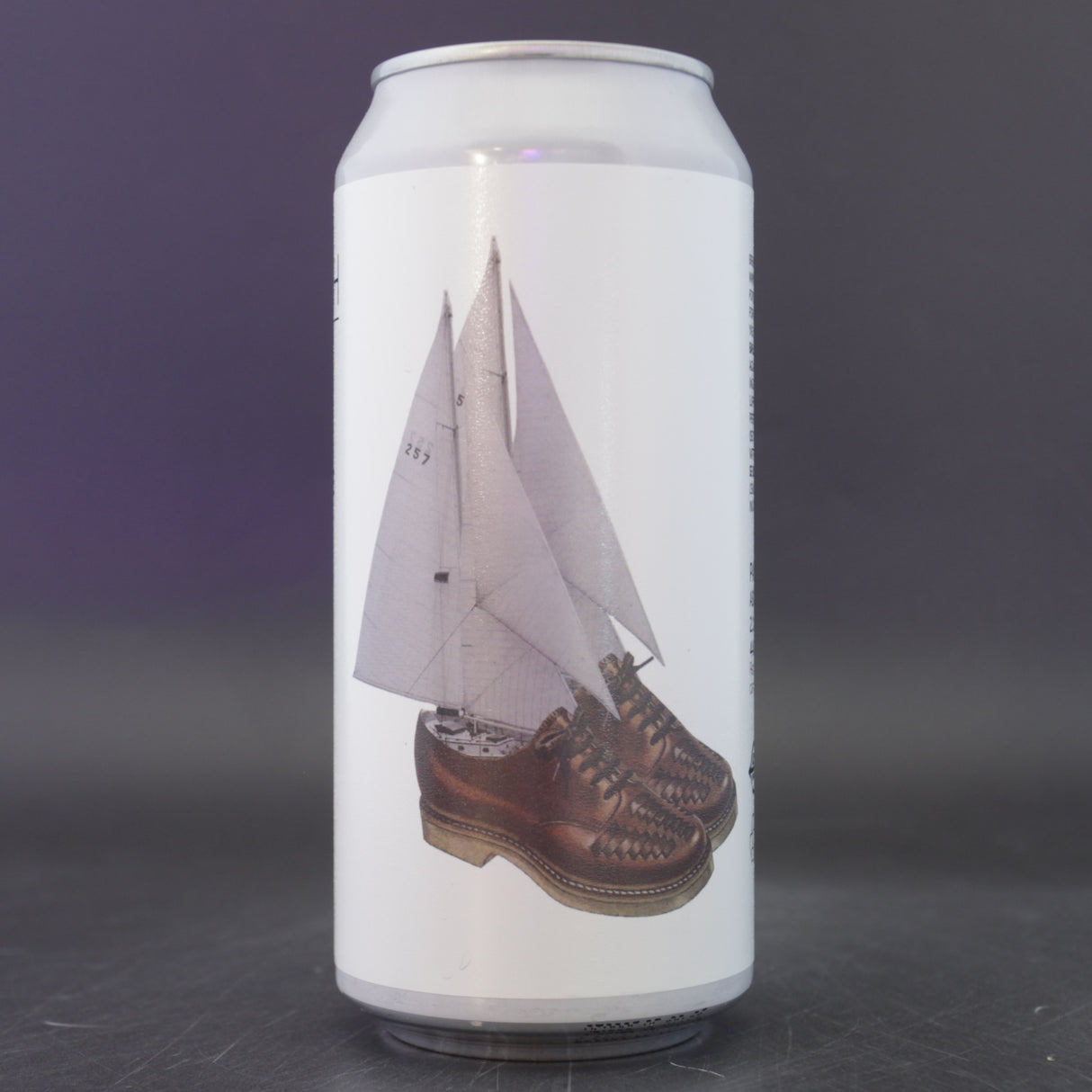 This is a can of Whiplash - Sailing Shoes - 4.8% (440ml). It is a Pale Ale craft beer available to buy from Ghost Whale, voted London's best craft beer shop.
