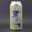 This is a can of Pretty Decent - Live Fast Fly Young - 5% (440ml). It is a Pale Ale craft beer available to buy from Ghost Whale, voted London's best craft beer shop.