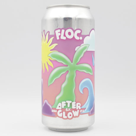 This is a can of Floc - Afterglow - 6% (440ml). It is a IPA craft beer available to buy from Ghost Whale, voted London's best craft beer shop.