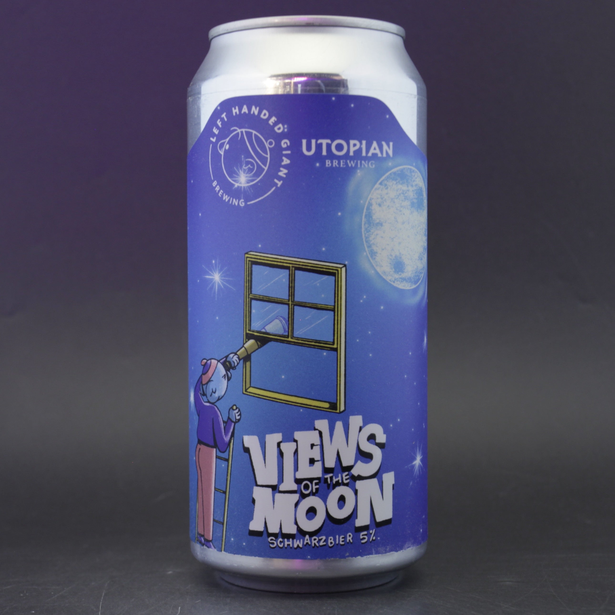 Left Handed Giant  Utopian - Views Of The Moon - 5% (440ml) - Ghost Whale