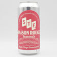 This is a can of Simple Things Fermentations - Saison Rouge - 6.1% (440ml). It is a Saison craft beer available to buy from Ghost Whale, voted London's best craft beer shop.