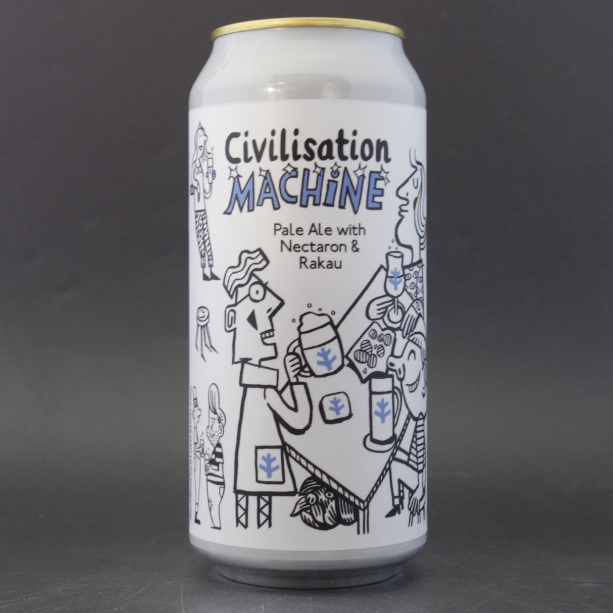 This is a can of Saint Mars Of The Desert - Civilisation Machine - 3.7% (440ml). It is a Pale Ale craft beer available to buy from Ghost Whale, voted London's best craft beer shop.