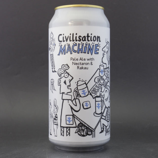 This is a can of Saint Mars Of The Desert - Civilisation Machine - 3.7% (440ml). It is a Pale Ale craft beer available to buy from Ghost Whale, voted London's best craft beer shop.