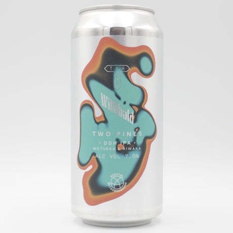 This is a can of Track / Willibald - Two Pines - 7% (440ml). It is a IPA craft beer available to buy from Ghost Whale, voted London's best craft beer shop.
