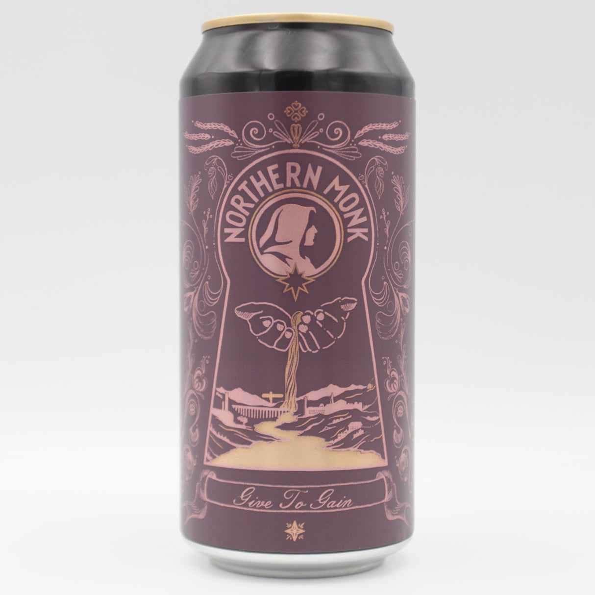 This is a can of Northern Monk - Give To Grain - 5% (440ml). It is a Red / Amber Ale craft beer available to buy from Ghost Whale, voted London's best craft beer shop.