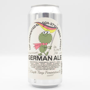 This is a can of Simple Things Fermentations - German Ale - 5% (440ml). It is a Lager / Pilsner / Kölsch craft beer available to buy from Ghost Whale, voted London's best craft beer shop.