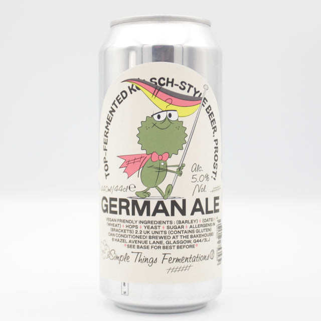 This is a can of Simple Things Fermentations - German Ale - 5% (440ml). It is a Lager / Pilsner / Kölsch craft beer available to buy from Ghost Whale, voted London's best craft beer shop.