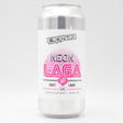 This is a can of Neon Raptor - Neon Laga - 4.4% (440ml). It is a Lager / Pilsner / Kölsch craft beer available to buy from Ghost Whale, voted London's best craft beer shop.