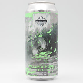 This is a can of Basqueland - Mullaghmore Big - 5.3% (440ml). It is a Session IPA craft beer available to buy from Ghost Whale, voted London's best craft beer shop.