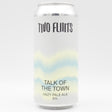 This is a can of Two Flints - Talk Of The Town - 5% (440ml). It is a Pale Ale craft beer available to buy from Ghost Whale, voted London's best craft beer shop.
