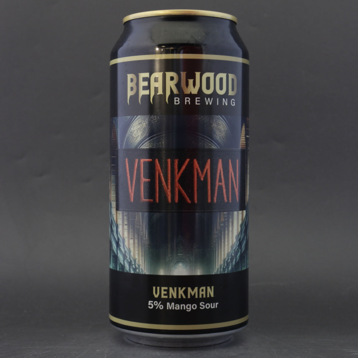 This is a can of Bearwood - Venkman - 5% (440ml). It is a Sour craft beer available to buy from Ghost Whale, voted London's best craft beer shop.