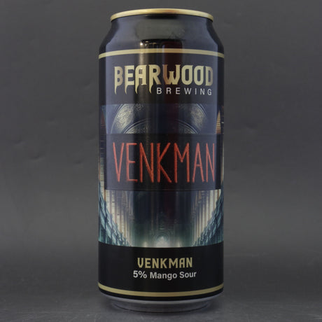 This is a can of Bearwood - Venkman - 5% (440ml). It is a Sour craft beer available to buy from Ghost Whale, voted London's best craft beer shop.