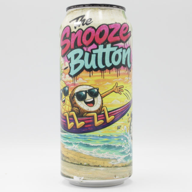 This is a can of DankHouse - The Snooze Button - 6% (473ml). It is a Sour craft beer available to buy from Ghost Whale, voted London's best craft beer shop.