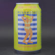 This is a can of Mikkeller - Drinkin In The Sun - 0.3% (330ml). It is a Wit / Wheat craft beer available to buy from Ghost Whale, voted London's best craft beer shop.