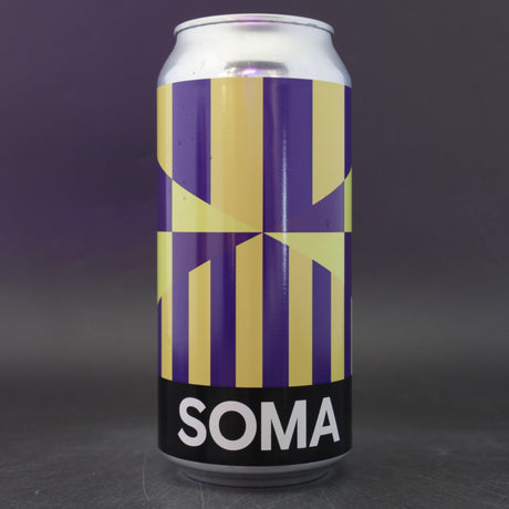 This is a can of SOMA - Mantra - 6% (440ml). It is a IPA craft beer available to buy from Ghost Whale, voted London's best craft beer shop.
