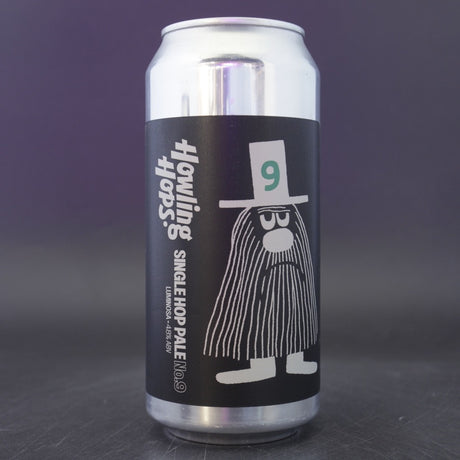 This is a can of Howling Hops - Single Hop No.9 - Luminosa - 4.8% (440ml). It is a Pale Ale craft beer available to buy from Ghost Whale, voted London's best craft beer shop.