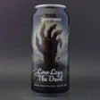 This is a can of Pentrich - Low Lays The Devil - 8% (440ml). It is a Double IPA craft beer available to buy from Ghost Whale, voted London's best craft beer shop.