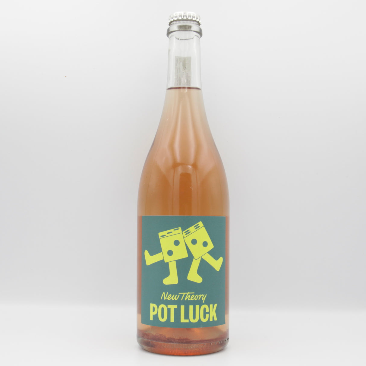 This is a bottle of New Theory - Pot Luck - 11.5% (750ml). It is a  craft wine available to buy from Ghost Whale, voted London's best craft beer shop.