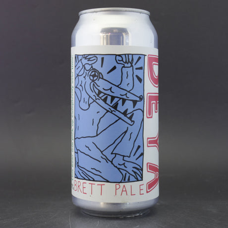 This is a can of DEYA - Brett Pale - 5.1% (440ml). It is a Pale Ale craft beer available to buy from Ghost Whale, voted London's best craft beer shop.