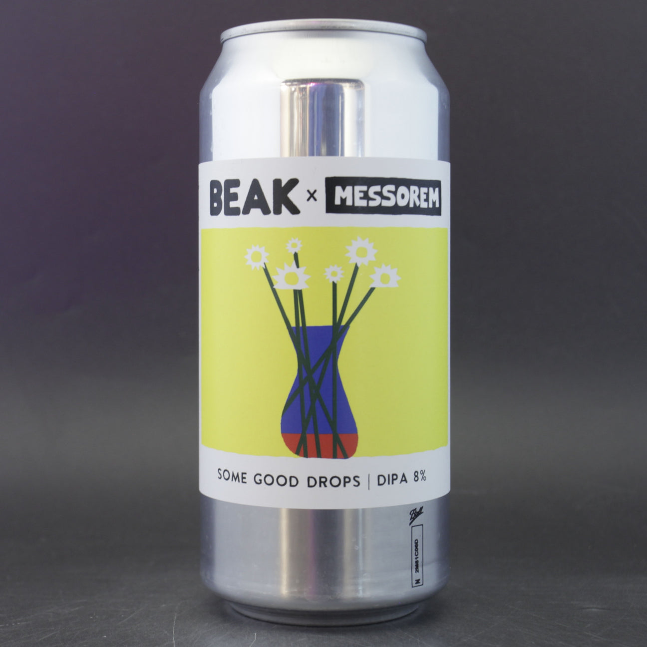 This is a can of Beak Brewery / Messorem - Some Good Drops - 8% (440ml). It is a Double IPA craft beer available to buy from Ghost Whale, voted London's best craft beer shop.