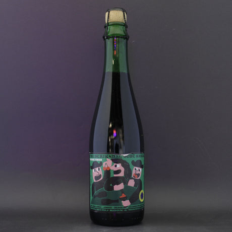 This is a bottle of Mikkeller / Boon - Frederiksdal Oude Kriek Foeder Finish - 6.5% (375ml). It is a Wild Ale craft beer available to buy from Ghost Whale, voted London's best craft beer shop.