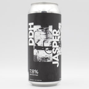 This is a can of Fidens - DDH Jasper - 7.8% (473ml). It is a Double IPA craft beer available to buy from Ghost Whale, voted London's best craft beer shop.
