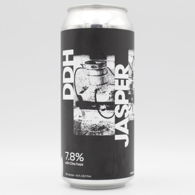 This is a can of Fidens - DDH Jasper - 7.8% (473ml). It is a Double IPA craft beer available to buy from Ghost Whale, voted London's best craft beer shop.