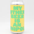 This is a can of Omnipollo - My Other Beer is an Omnipollo - 7.5% (440ml). It is a Double IPA craft beer available to buy from Ghost Whale, voted London's best craft beer shop.
