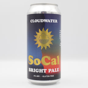 This is a can of Cloudwater - SoCal - 4.8% (440ml). It is a Pale Ale craft beer available to buy from Ghost Whale, voted London's best craft beer shop.