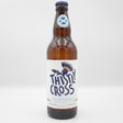 This is a bottle of Thistly Cross - Traditional - 4.4% (500ml). It is a  craft cider available to buy from Ghost Whale, voted London's best craft beer shop.