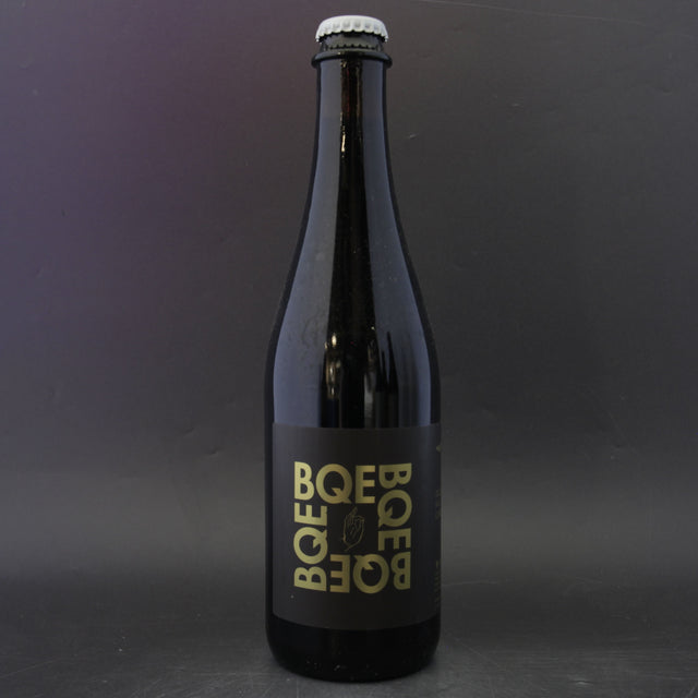 This is a bottle of Finback - BQE (2022 Double Nut Caramel) - 14.8% (500ml). It is a Imperial Stout / Porter craft beer available to buy from Ghost Whale, voted London's best craft beer shop.