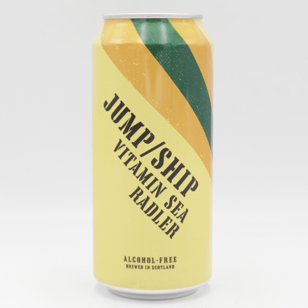 This is a can of Jump Ship Brewing - Vitamin Sea Radler - 0.5% (440ml). It is a Radler craft beer available to buy from Ghost Whale, voted London's best craft beer shop.