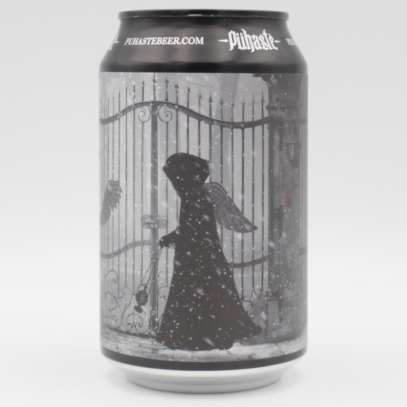This is a can of Puhaste - Patt - 6.6% (330ml). It is a Stout / Porter craft beer available to buy from Ghost Whale, voted London's best craft beer shop.