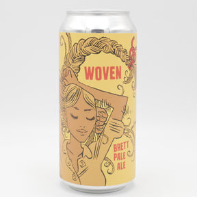 This is a can of Burning Sky - Woven - 5% (440ml). It is a Pale Ale craft beer available to buy from Ghost Whale, voted London's best craft beer shop.