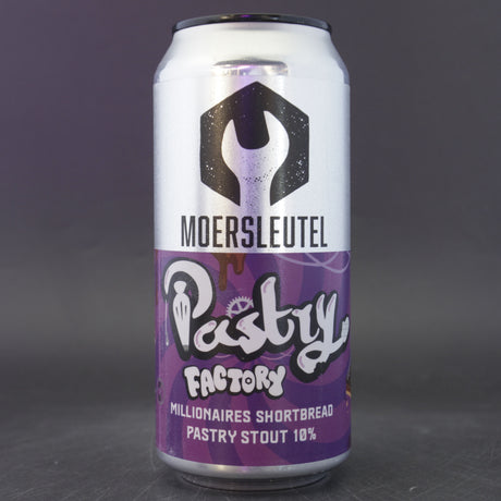 This is a can of Moersleutel - Pastry Factory: Hot Hot Chocolate Marshmallow - 10% (440ml). It is a Imperial Stout / Porter craft beer available to buy from Ghost Whale, voted London's best craft beer shop.