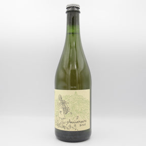 This is a sharing bottle of Burning Sky - Anniversaire 2026 - 6.5% (750ml). It is a Wit / Wheat craft beer available to buy from Ghost Whale, voted London's best craft beer shop.