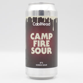 This is a can of Coolhead Brew - Campfire Sour - 6% (440ml). It is a Sour craft beer available to buy from Ghost Whale, voted London's best craft beer shop.