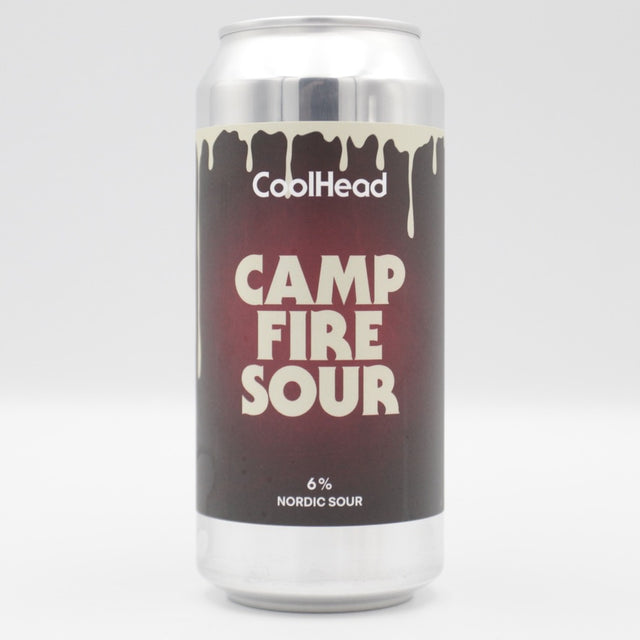 This is a can of Coolhead Brew - Campfire Sour - 6% (440ml). It is a Sour craft beer available to buy from Ghost Whale, voted London's best craft beer shop.