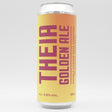 This is a can of Marble Beers - Theia - 4.8% (500ml). It is a Blonde / Golden Ale craft beer available to buy from Ghost Whale, voted London's best craft beer shop.