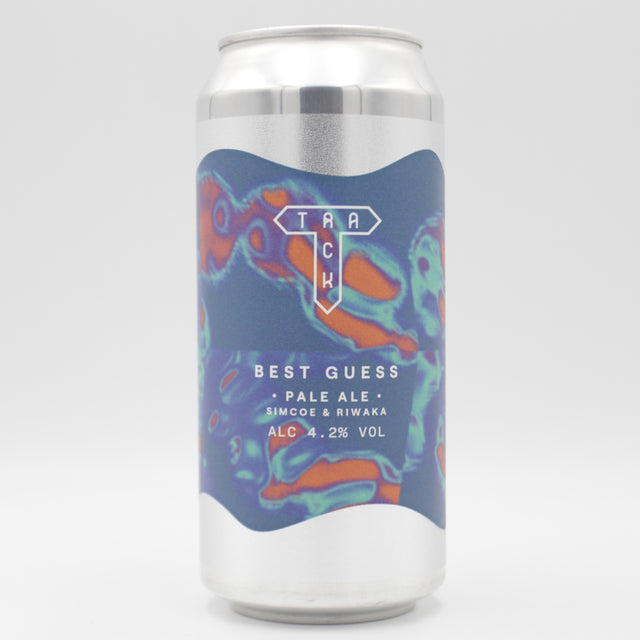 This is a can of Track - Best Guess - 4.2% (440ml). It is a Pale Ale craft beer available to buy from Ghost Whale, voted London's best craft beer shop.
